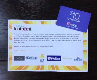 Well.ca - Gift Card (LittleEcoFootprint - July Review)