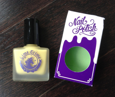 Lime Crime Nail Polish (Crema de Limon)