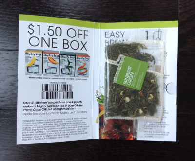 Mighty Leaf Sunburst Green Iced Pouch