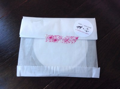 Fox and Anchor Paper - Black Bows Coaster Set