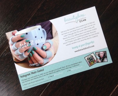 Beauty Box 5 Review - October 2013