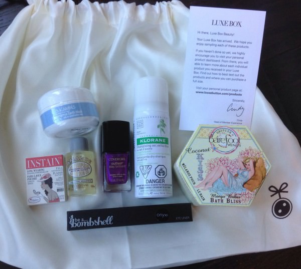 Luxe Box Review - Fall 2013