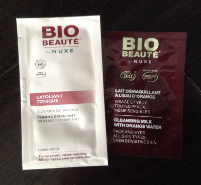Bio Beaute Cleansing Milk w/ Orange Water & Bio Beaute Toning Exfoliating w/ Redcurrant Pulp