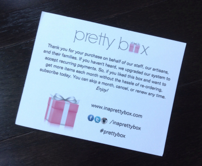 Pretty Box Card Pretty Box Card