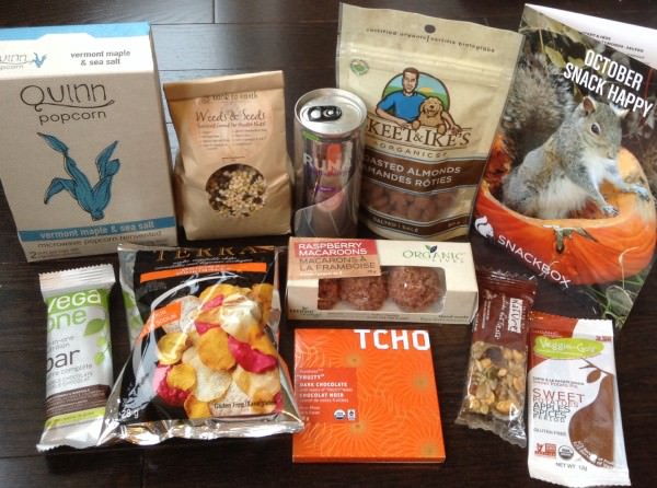 Snackbox Review - October 2013 + Promo Code & Giveaway!