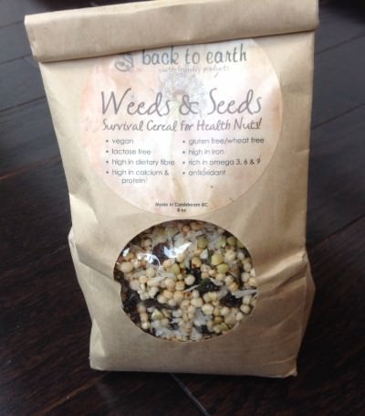 Back To Earth Weeds Andseeds Cereal