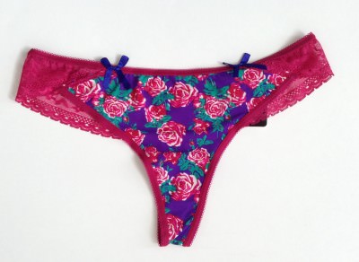 René Rofé Floral Thong