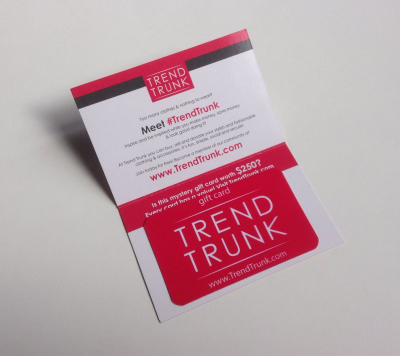Trend Trunk Gift Card Trend Trunk Gift Card