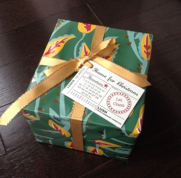 LUSH Cosmetics Christmas Gift - Home for Christmas