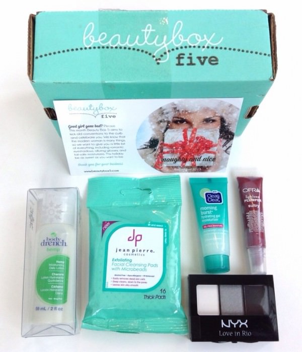 Beauty Box 5 Review - December 2013