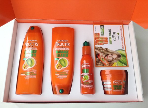 Influenster - L'Oreal Canada Mystery VoxBox Reveal & Review - Garnier Fructis Damage Eraser
