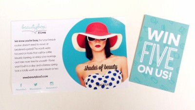 Beauty Box 5 Review – April 2014