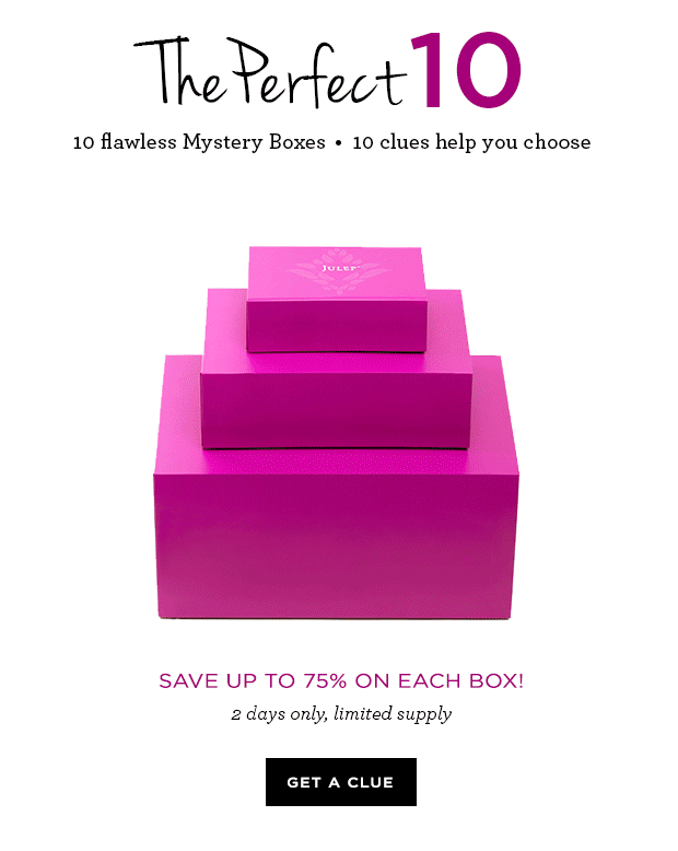 Julep Memorial Day Mystery Game Mystery Box