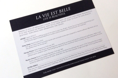 Petit Vour Review – May 2014