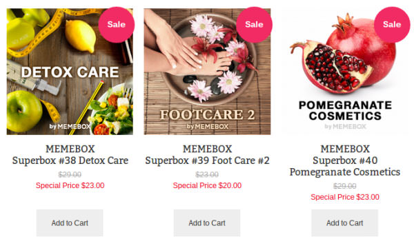 Memebox Deals: on sale until June 23rd