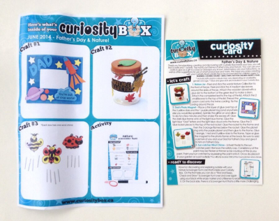 Curiosity Box Review + Coupon Codes – June 2014