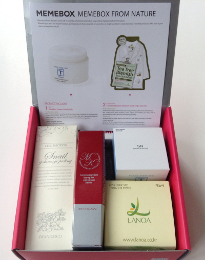 Memebox from Nature Review + Coupon Codes – June 2014