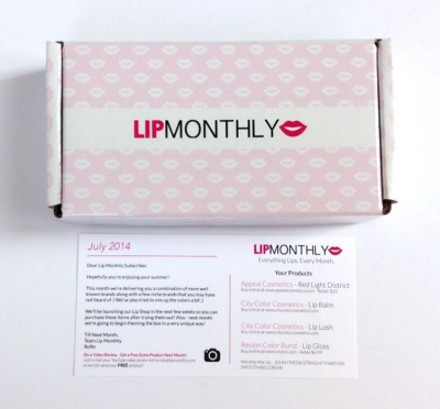 Lip Monthly Review + Coupon Codes – July 2014