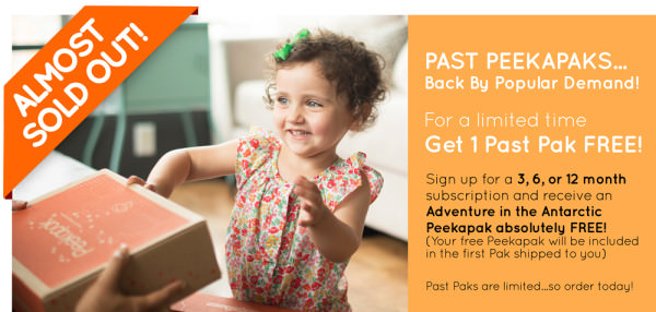 Peekapak Free Box Offer & Coupon Code!