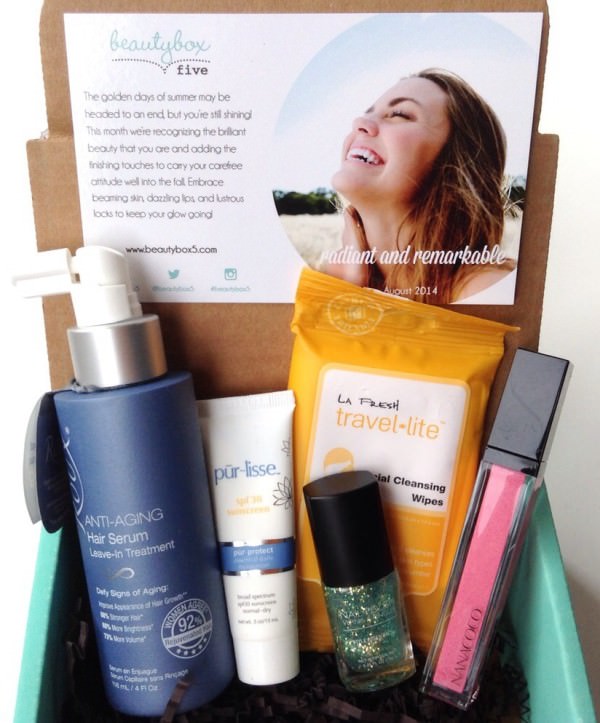 Beauty Box 5 Review + Coupon Code – August 2014