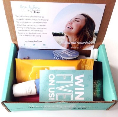 Beauty Box 5 Review + Coupon Code – August 2014
