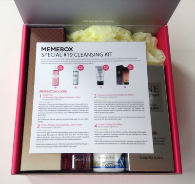 Memebox Cleansing Kit Review + Promo Codes – August 2014
