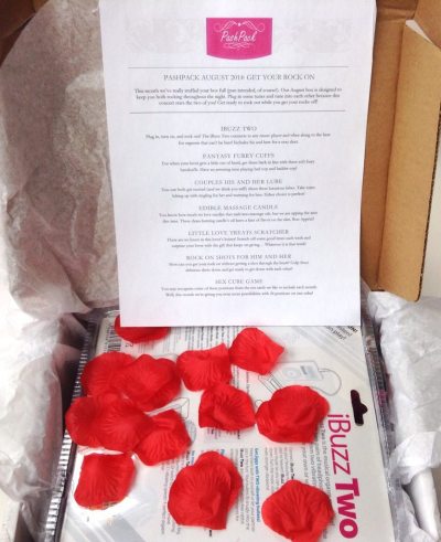 PashPack Review – Adult Subscription Box + Coupon Code – August 2014