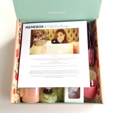 Memebox Collaboration Box #2 Memebox X CutiePieMarzia Review + Promo Codes