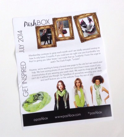 PäshBox Review – July 2014