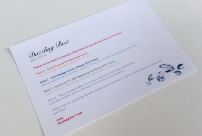 Dazzling Box Review – Diamond Box – July 2014
