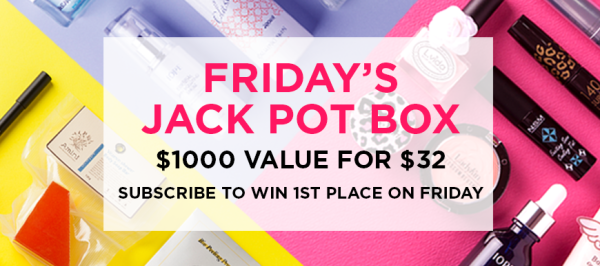 Memebox Friday’s Jackpot Box & New Promo Codes!