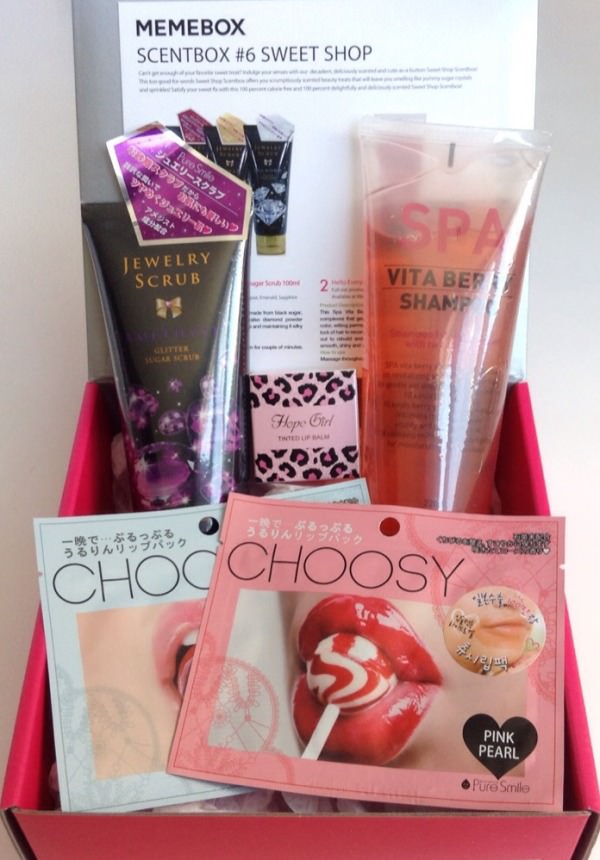 Memebox Scentbox #6 Sweet Shop Review + Promo Codes