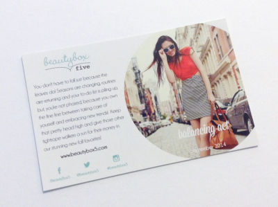 Beauty Box 5 Review + Coupon Codes – September 2014