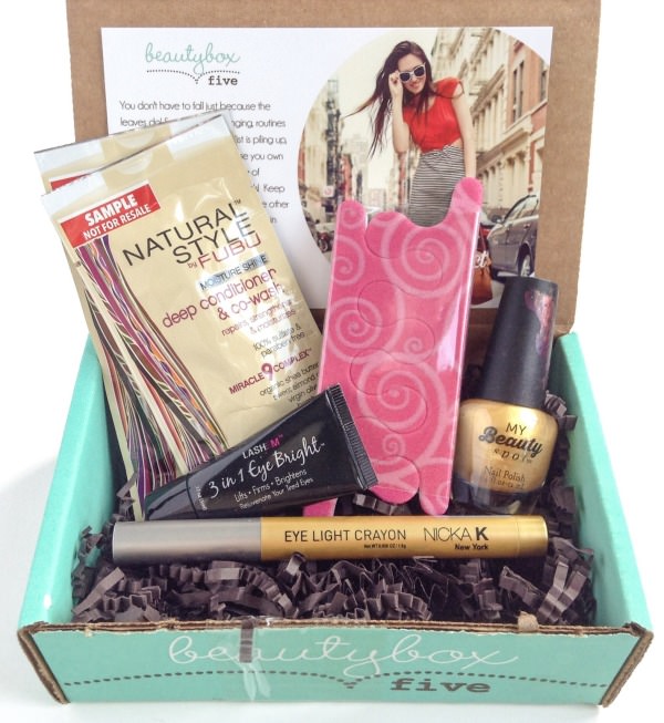 Beauty Box 5 Review + Coupon Codes – September 2014