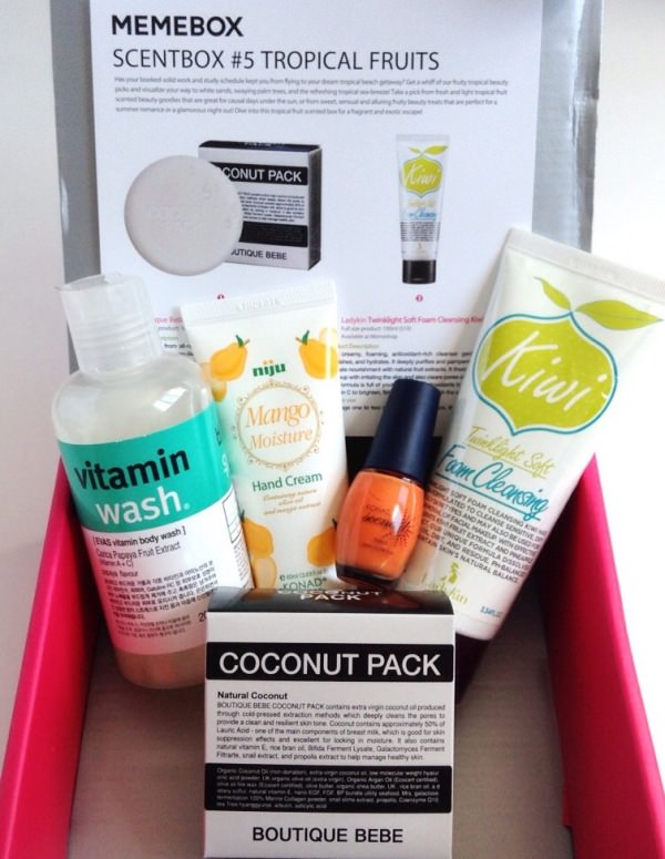 Memebox Scentbox #5 Tropical Fruits Review + Promo Codes