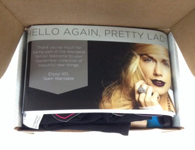 Wantable Intimates Box Review – September 2014