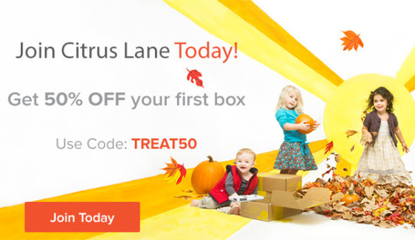 Citrus Lane 50% Off First Box Coupon Code!