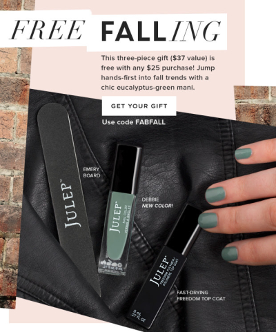 New Julep Free Welcome Box + Promo Codes