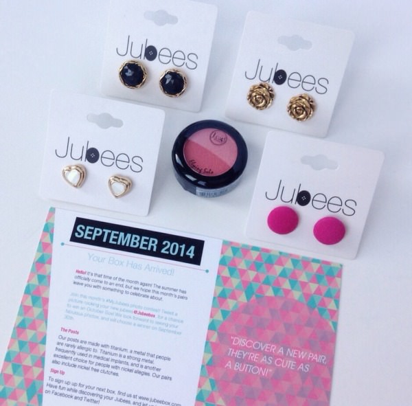 Jubees Box Review + First Month Discount – September 2014