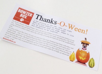 Bowzer Box Review + Discount Code – October 2014