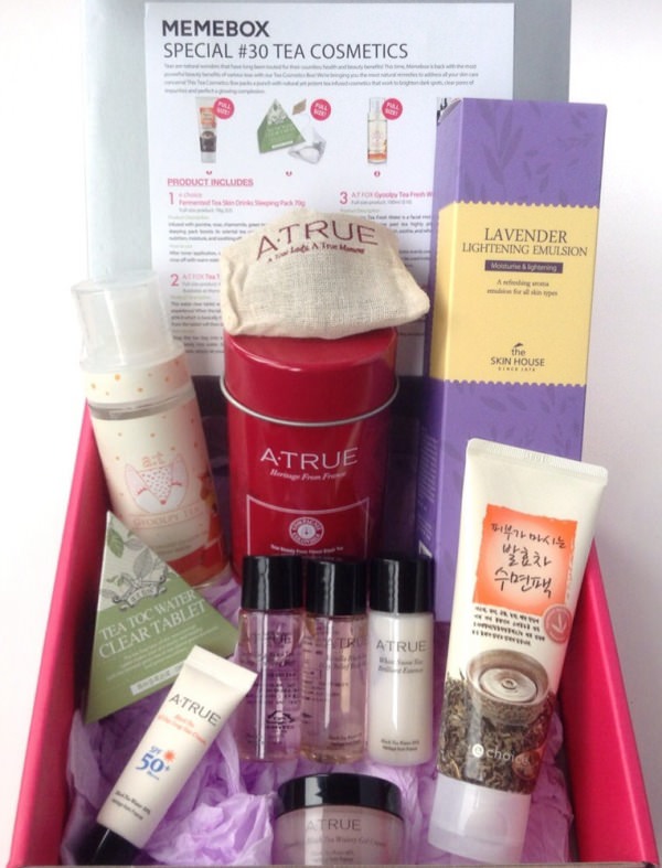 Memebox Special #30 Tea Cosmetics Review + NEW October Promo Codes!