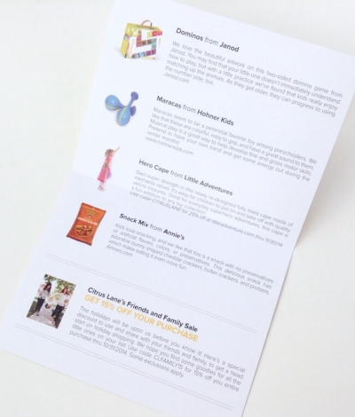 Citrus Lane Review + Coupon Code – October 2014