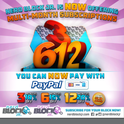 Nerd Block Multi-Month Subscriptions Now Available!
