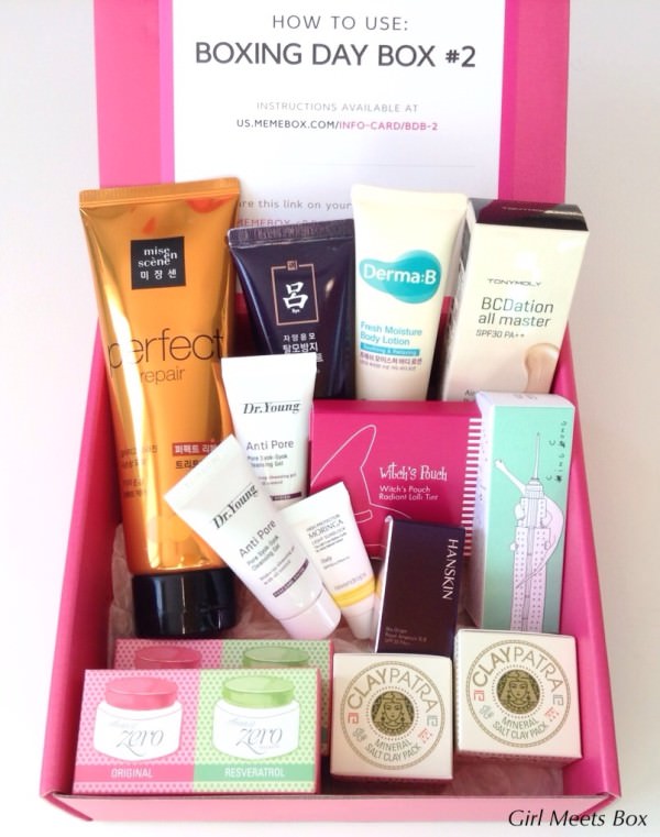 Memebox Boxing Day Special #2 Review + Promo Codes