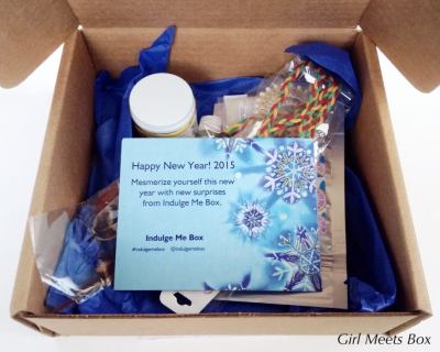 Indulge Me Box Review + Coupon Code – January 2015