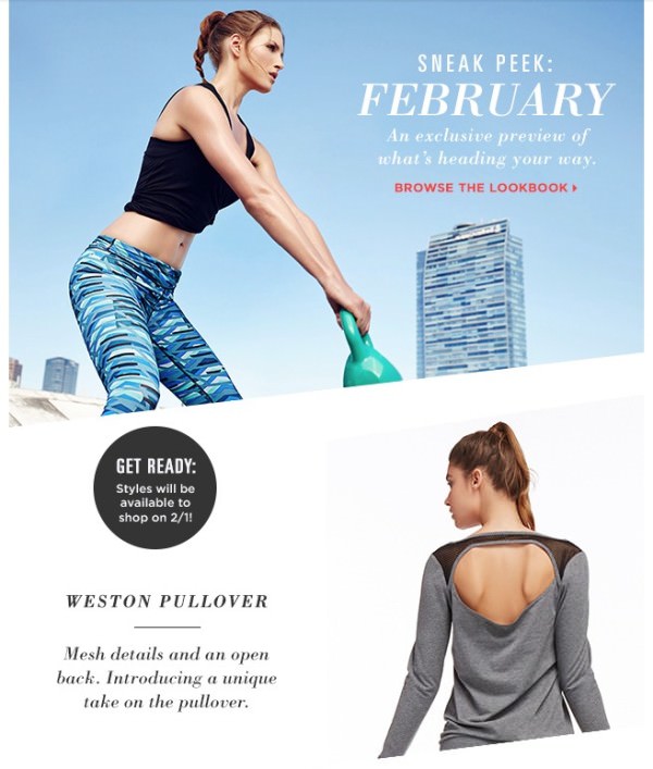 Fabletics February Collection – Avaioble Now + 50% Off First Outfit!