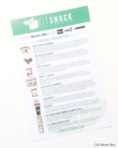 Fit Snack Review – February 2015