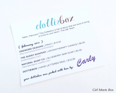 Dottiebox Review – February 2015