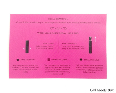 Scentbird Review – January 2015