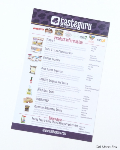 Taste Guru Review + Bonus Item Offer – January 2015